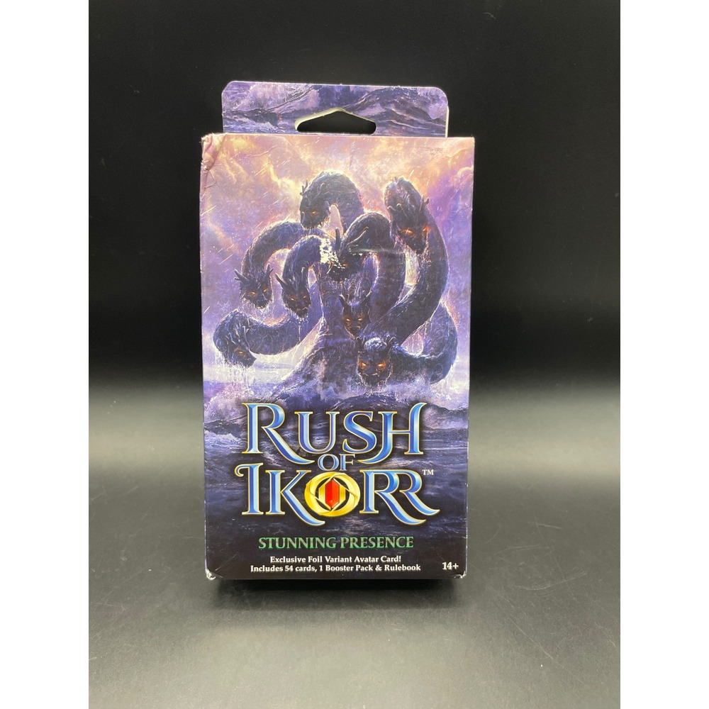 Upper Deck Rush of Ikorr Stunning Presence TCG Starter Deck Sealed Box 54 Cards